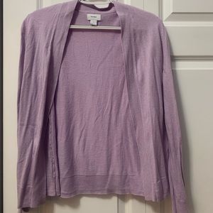Old Navy open cardigan - lilac